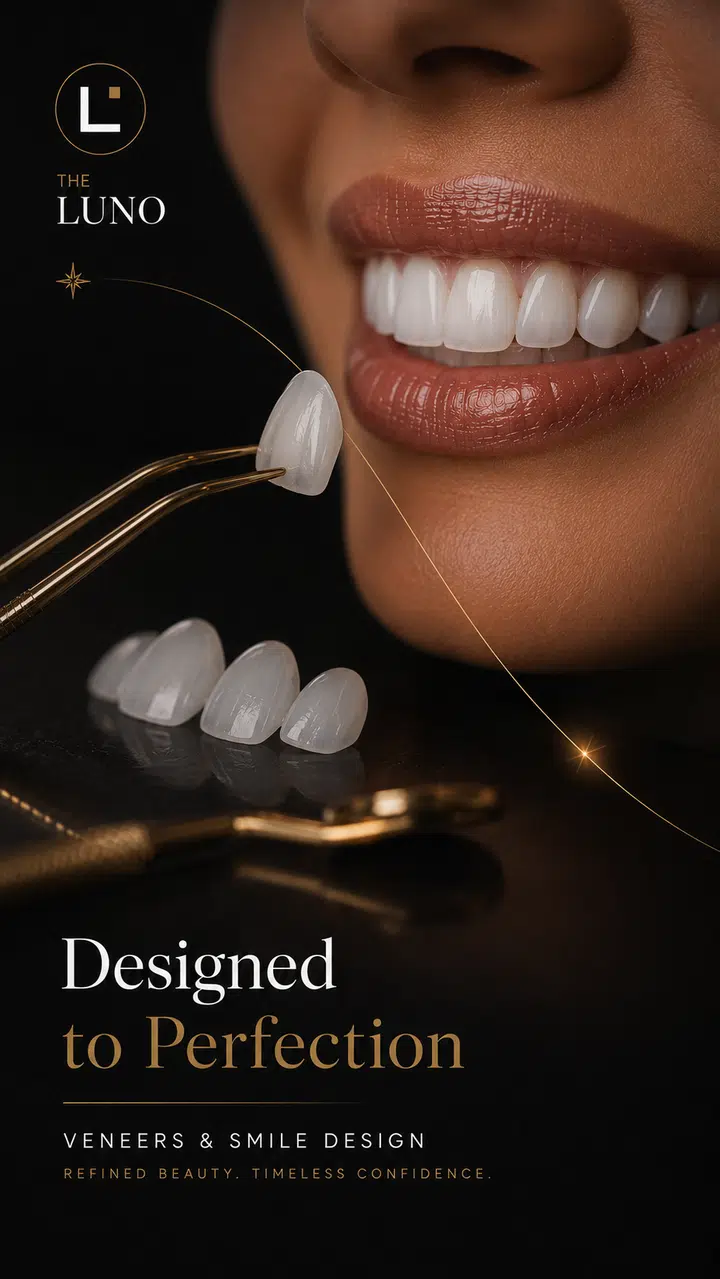 Luxurious veneers designed to perfection
