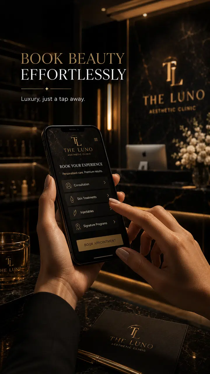Luxury beauty booking experience