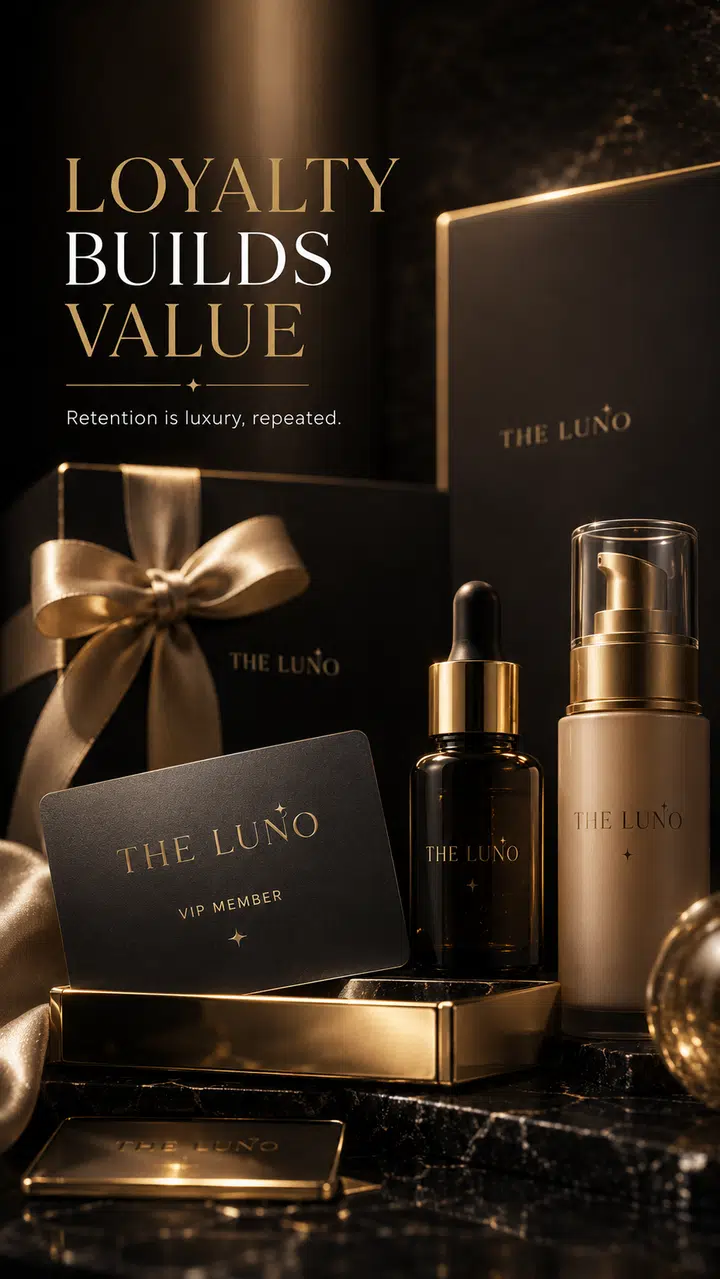 Luxury loyalty beauty still life